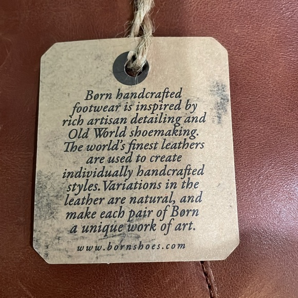 Born size 6.5 Brown Leather Boots new without box - Picture 9 of 10